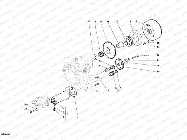 STARTING MOTOR » ELECTRIC STARTER