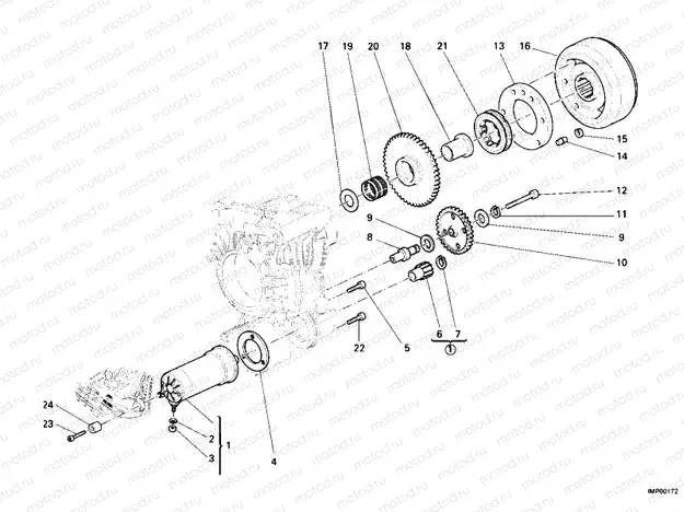 STARTING MOTOR » ELECTRIC STARTER