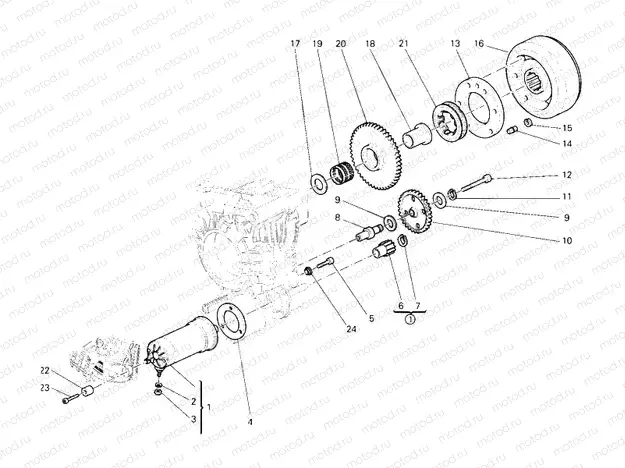 STARTING MOTOR » ELECTRIC STARTER