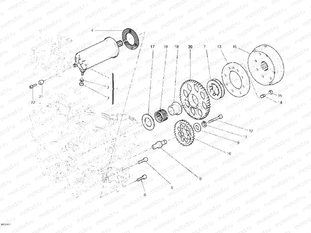STARTING MOTOR » ELECTRIC STARTER