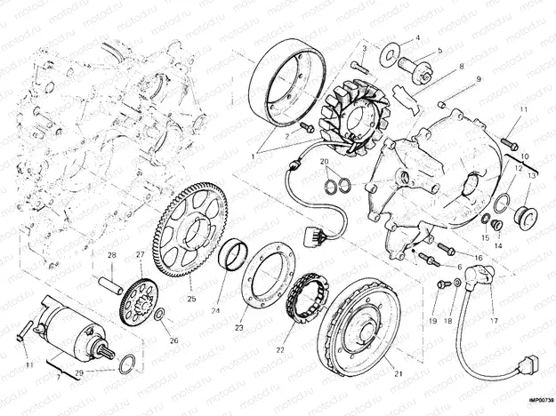 STARTING MOTOR » ELECTRIC STARTER