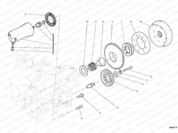 STARTING MOTOR » ELECTRIC STARTER