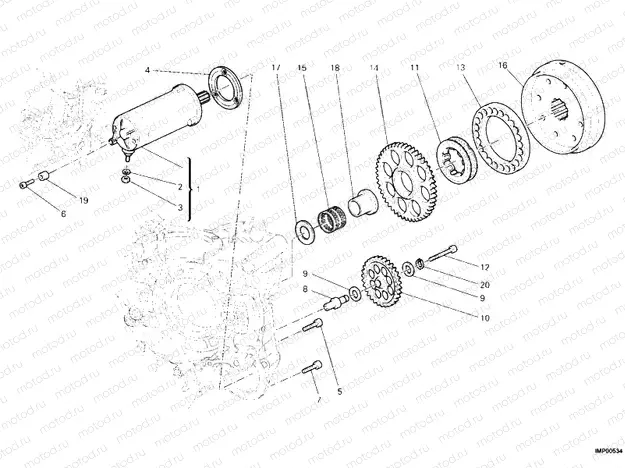 STARTING MOTOR » ELECTRIC STARTER