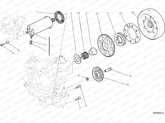 STARTING MOTOR » ELECTRIC STARTER
