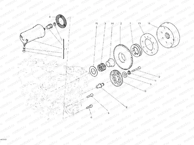 STARTING MOTOR » ELECTRIC STARTER