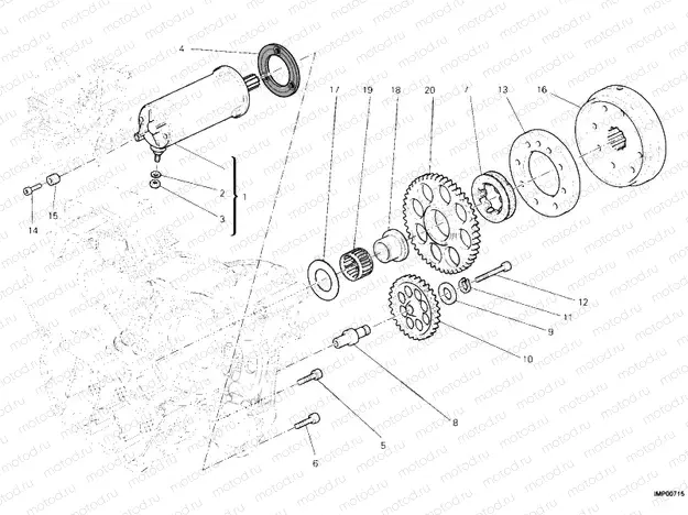 STARTING MOTOR » ELECTRIC STARTER