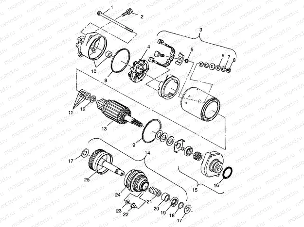 STARTING MOTOR - I984573 (4946554655c006) | STARTING MOTOR - I984573 (4946554655c006)