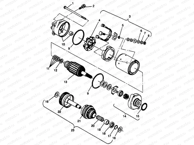 STARTING MOTOR SLTX B964590 and Intl. SLTX I964590 (4935783578C007) | STARTING MOTOR SLTX B964590 and Intl. SLTX I964590 (4935783578C007)