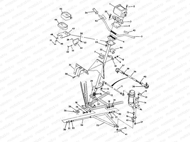 STEERING ASSEMBLY 350 2X4 - Update (4919821982011A) | STEERING ASSEMBLY 350 2X4 - Update (4919821982011A)