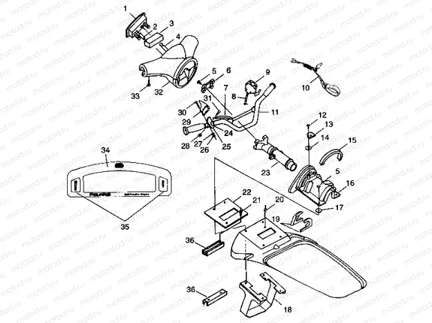 STEERING - B984690 (4945114511a014) | STEERING - B984690 (4945114511a014)