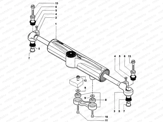 Steering Damper Assy MY08