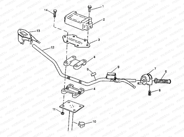 STEERING-HANDELBAR 4X4 250 W938127 (4924042404016A) | STEERING-HANDELBAR 4X4 250 W938127 (4924042404016A)