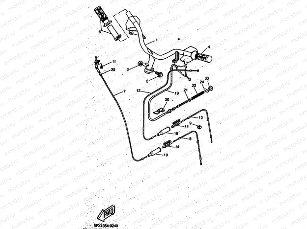 STEERING HANDLE & CABLE