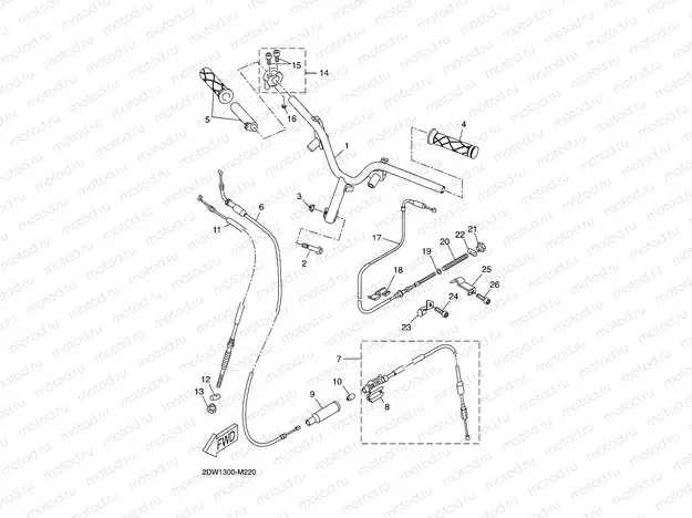 STEERING HANDLE & CABLE