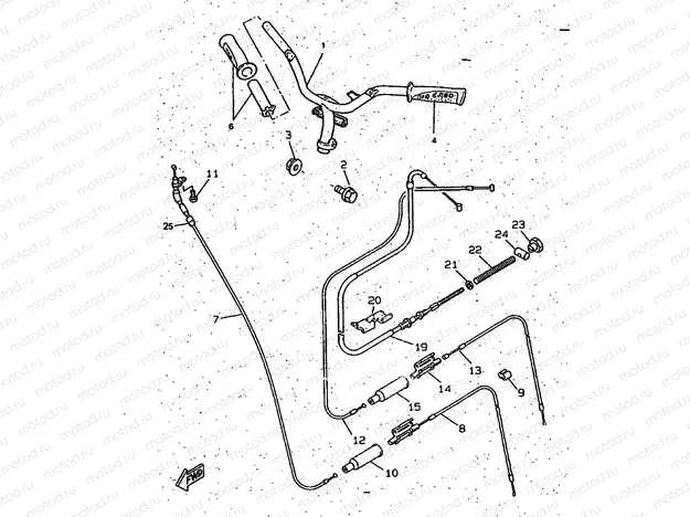 STEERING HANDLE & CABLE
