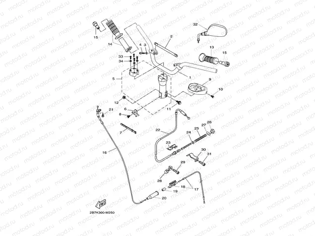STEERING HANDLE & CABLE