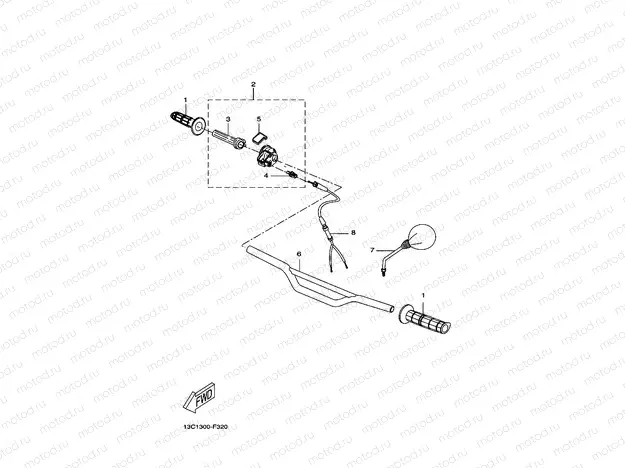 STEERING HANDLE & CABLE