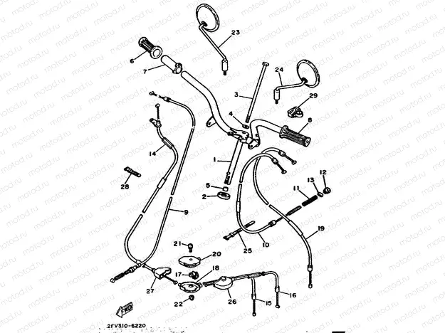STEERING HANDLE & CABLE