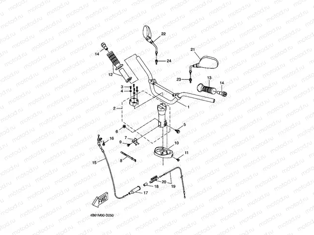 STEERING HANDLE & CABLE