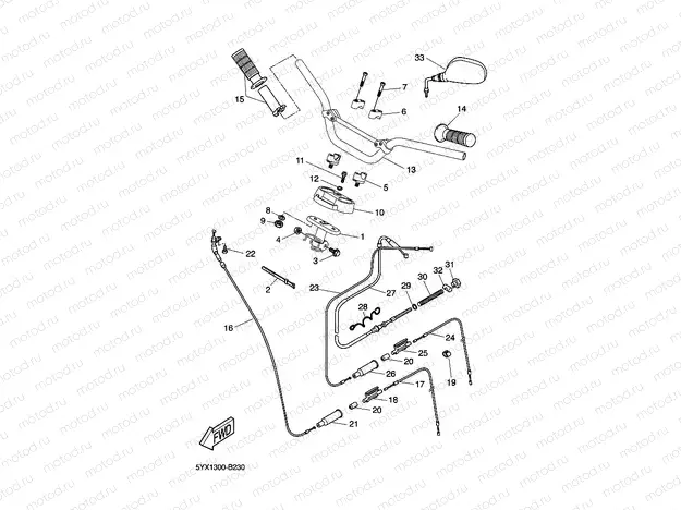 STEERING HANDLE & CABLE