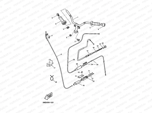 STEERING HANDLE & CABLE