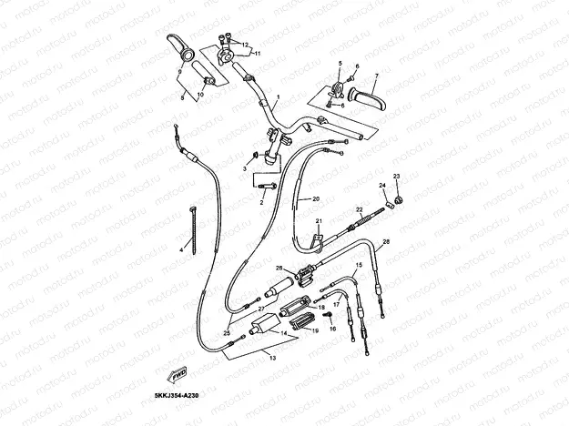 STEERING HANDLE & CABLE