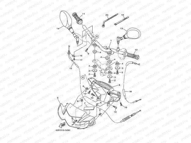 STEERING HANDLE & CABLE