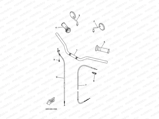 STEERING HANDLE & CABLE