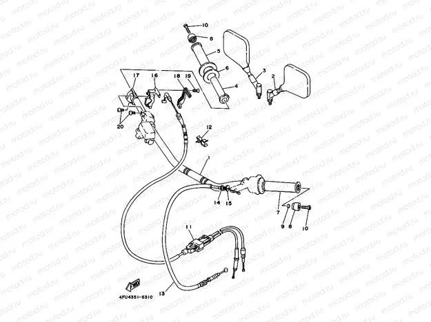 STEERING HANDLE & CABLE