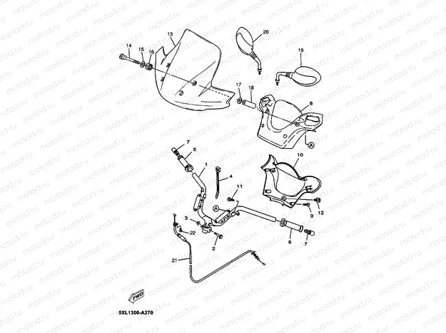 STEERING HANDLE & CABLE