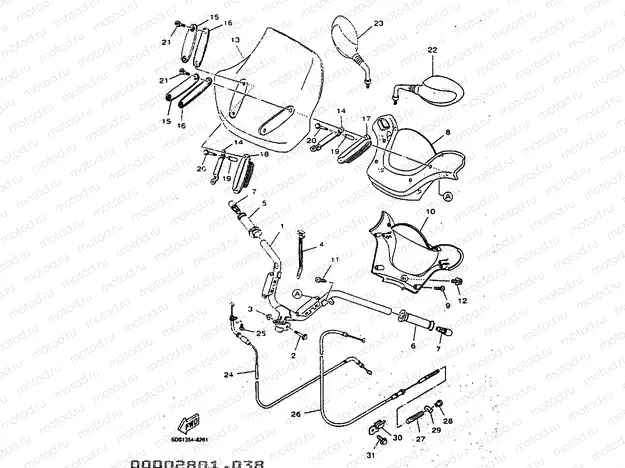 STEERING HANDLE & CABLE