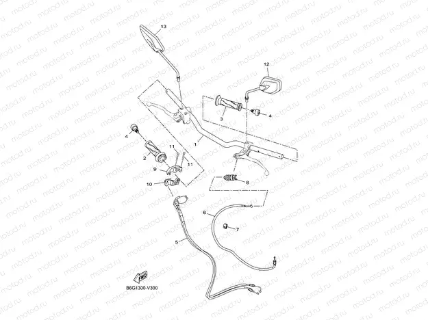 STEERING HANDLE & CABLE
