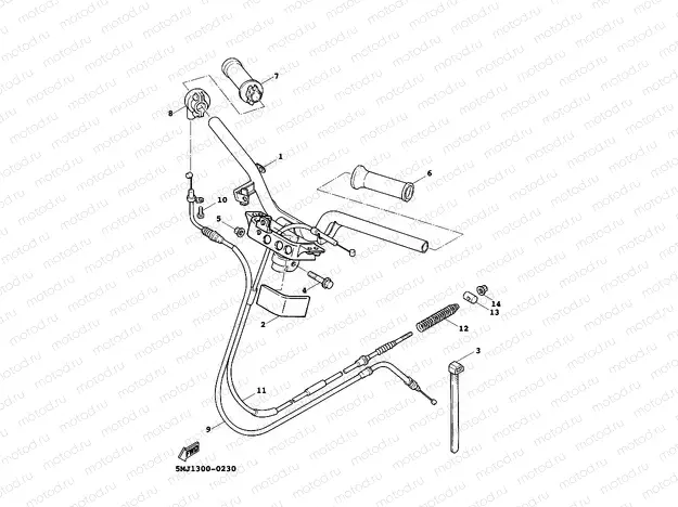 STEERING HANDLE & CABLE