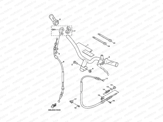 STEERING HANDLE & CABLE