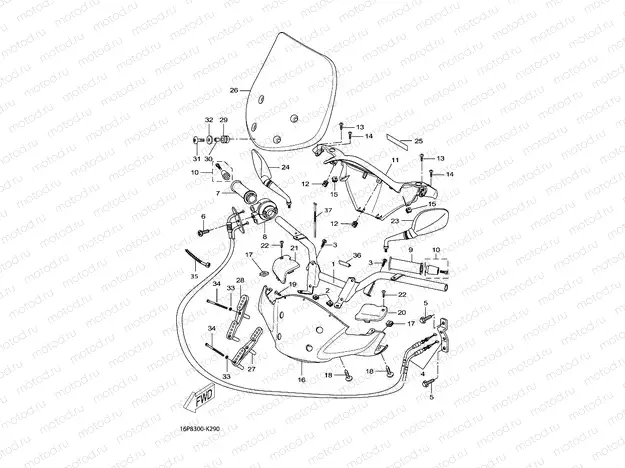 STEERING HANDLE & CABLE