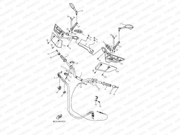 STEERING HANDLE & CABLE
