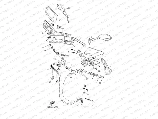 STEERING HANDLE & CABLE