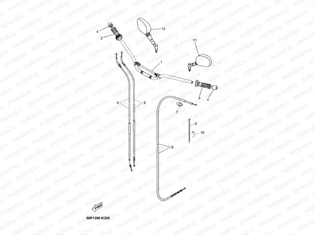 STEERING HANDLE & CABLE