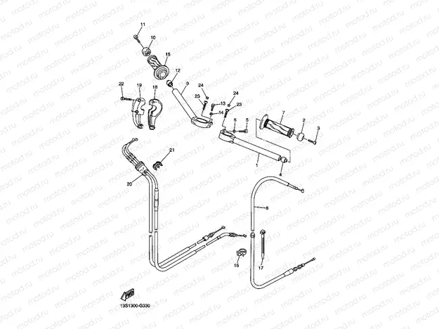 STEERING HANDLE & CABLE