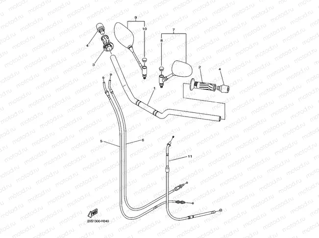 STEERING HANDLE & CABLE
