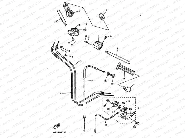STEERING HANDLE & CABLE