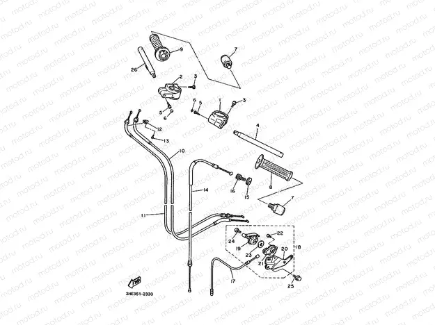 STEERING HANDLE & CABLE