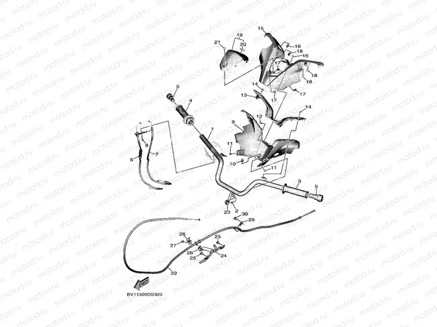 STEERING HANDLE & CABLE