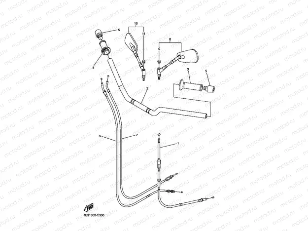 STEERING HANDLE & CABLE