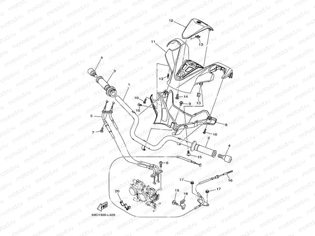 STEERING HANDLE & CABLE