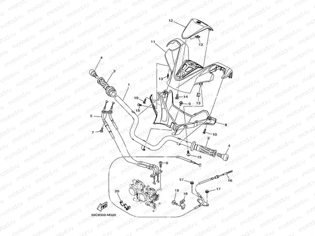 STEERING HANDLE & CABLE