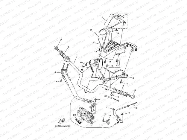 STEERING HANDLE & CABLE