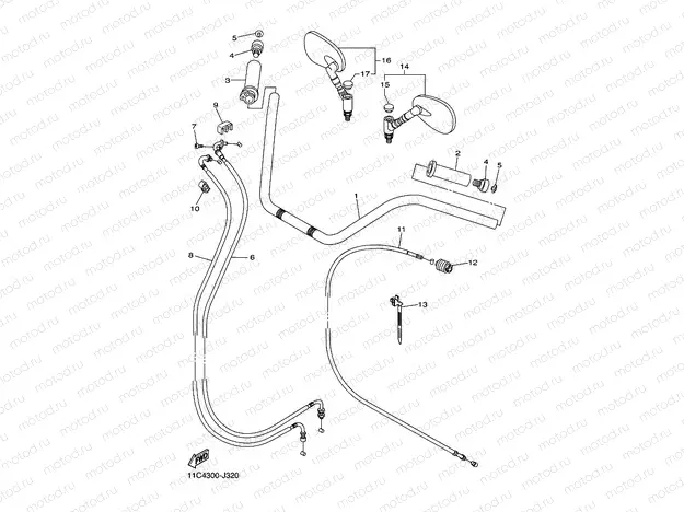 STEERING HANDLE & CABLE