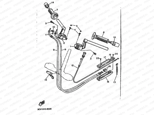 STEERING HANDLE & CABLE