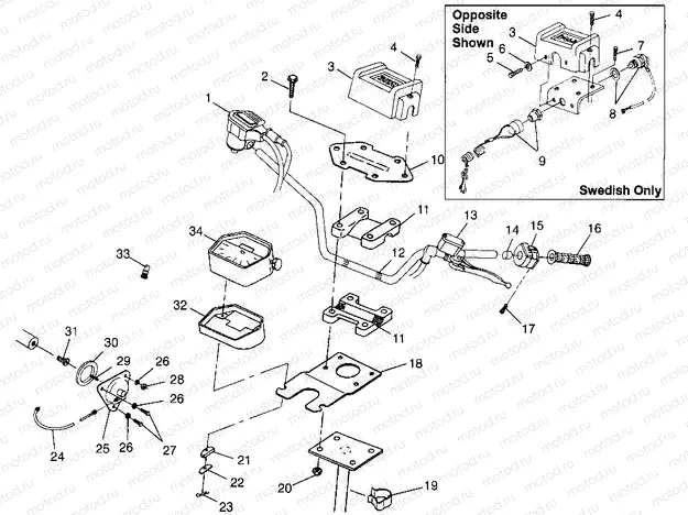 STEERING - HANDLEBAR - S98AC42E (4945214521B007) | STEERING - HANDLEBAR - S98AC42E (4945214521B007)